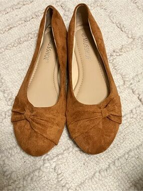 Musshoe Ballerina Flats Suede